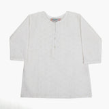 Valuables Girls Chikankari Kurti - White, Girls Kurti, Chase Value, Chase Value
