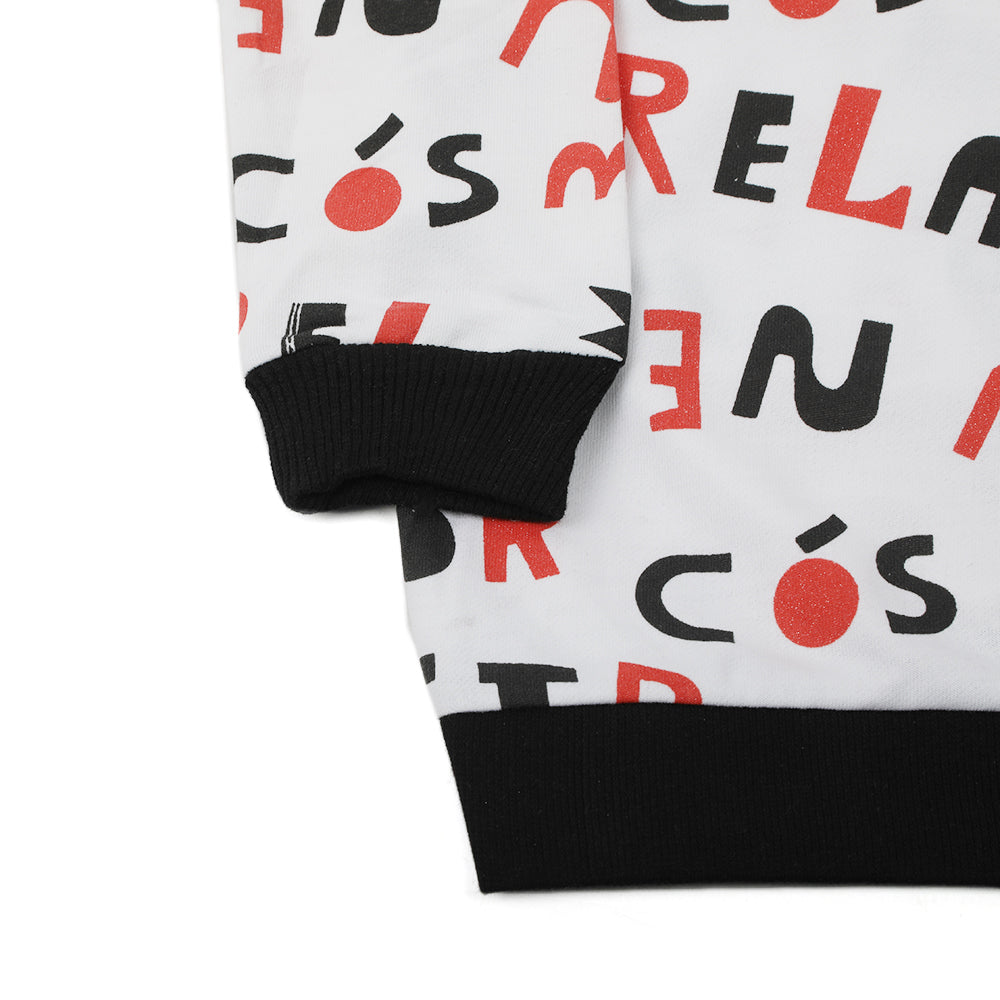 Girls Full Sleeves Hoodie T-Shirt - White, Girls Hoodies & Sweat Shirts, Chase Value, Chase Value