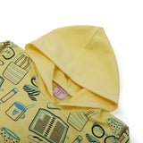 Girls Full Sleeves Hoodie T-Shirt - Yellow, Girls Hoodies & Sweat Shirts, Chase Value, Chase Value