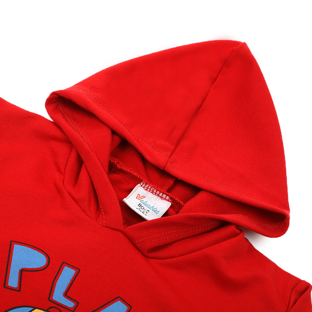 Boys Full Sleeves Hoodie - Red, Boys Hoodies & Sweat Shirts, Chase Value, Chase Value