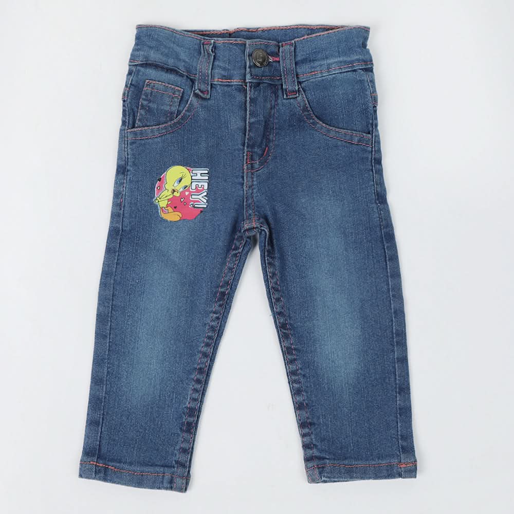 Newborn Girls Denim Pant - Blue, Newborn Girls Shorts Skirts & Pants, Chase Value, Chase Value