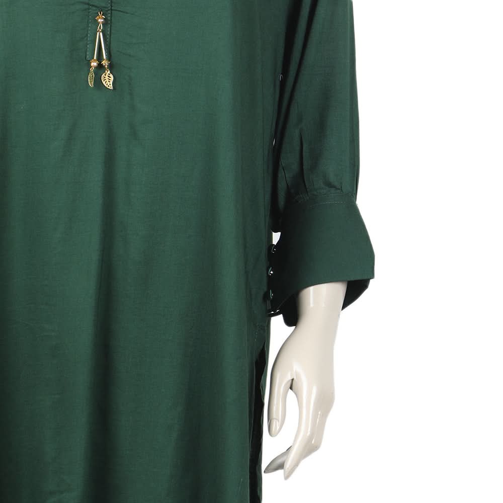Women's Dyed Solid Co-Ord Set - Bottle Green, Women Co-Ord Set, Chase Value, Chase Value