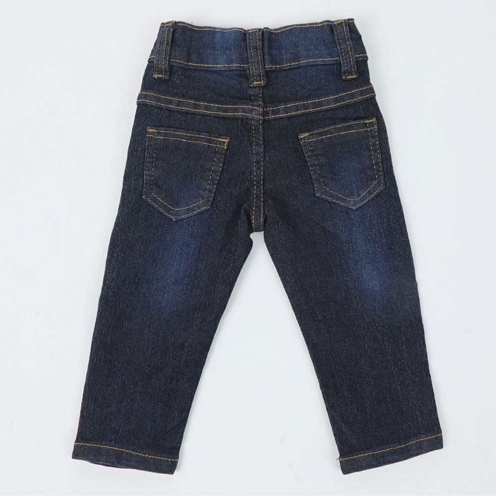 Newborn Boys Denim Pant - Dark Blue, Newborn Boys Shorts & Pants, Chase Value, Chase Value
