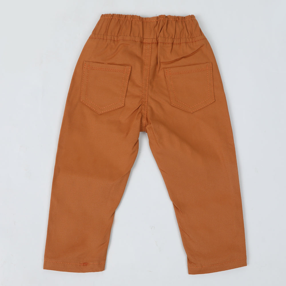 Newborn Girls Cotton Pant - Mustard, Newborn Girls Shorts Skirts & Pants, Chase Value, Chase Value