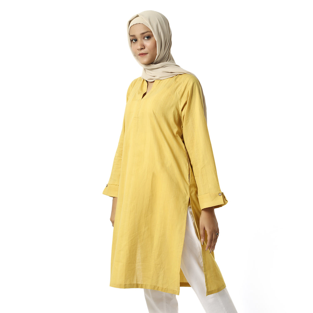 Women's Western Top - Mustard, Women T-Shirts & Tops, Chase Value, Chase Value