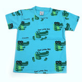 Boys Half Sleeves T-Shirt - Sky Blue, Boys T-Shirts, Chase Value, Chase Value