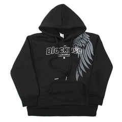 Boys Full Sleeves Hoodie - Black