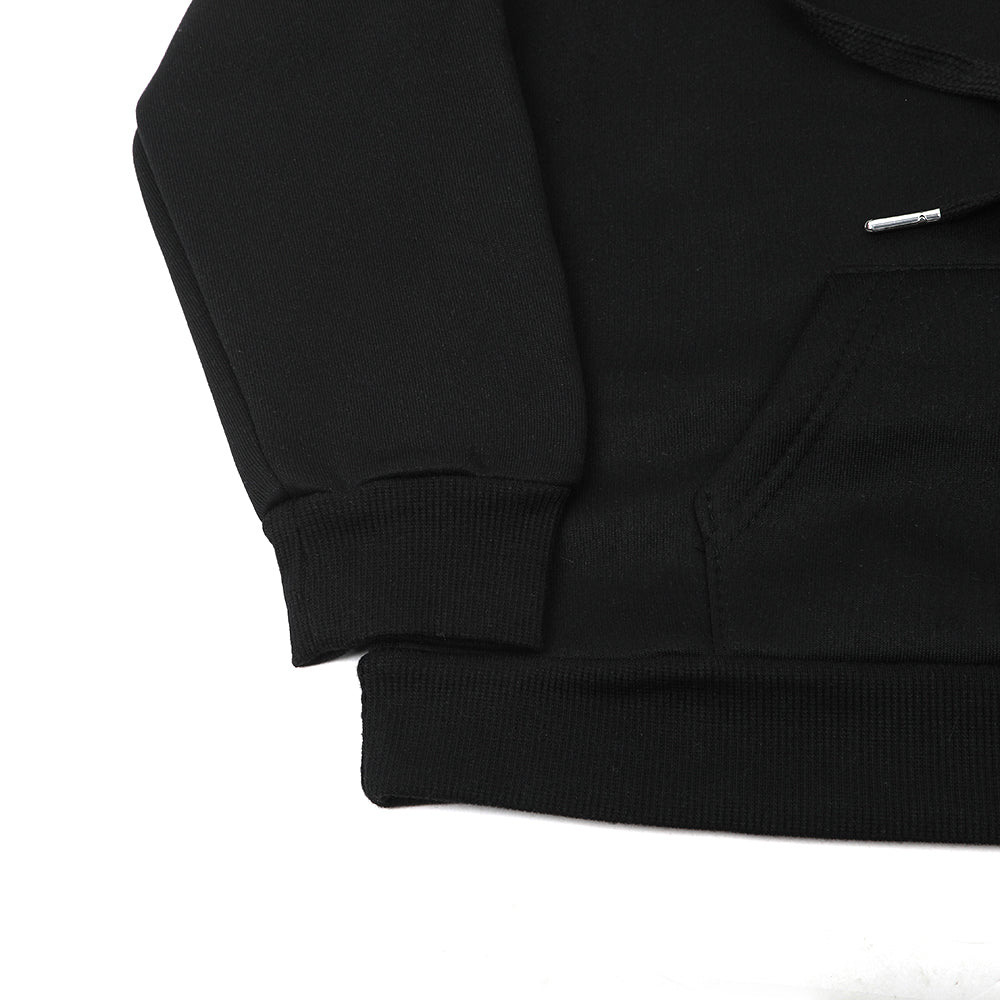 Boys Full Sleeves Hoodie - Black, Boys Hoodies & Sweat Shirts, Chase Value, Chase Value