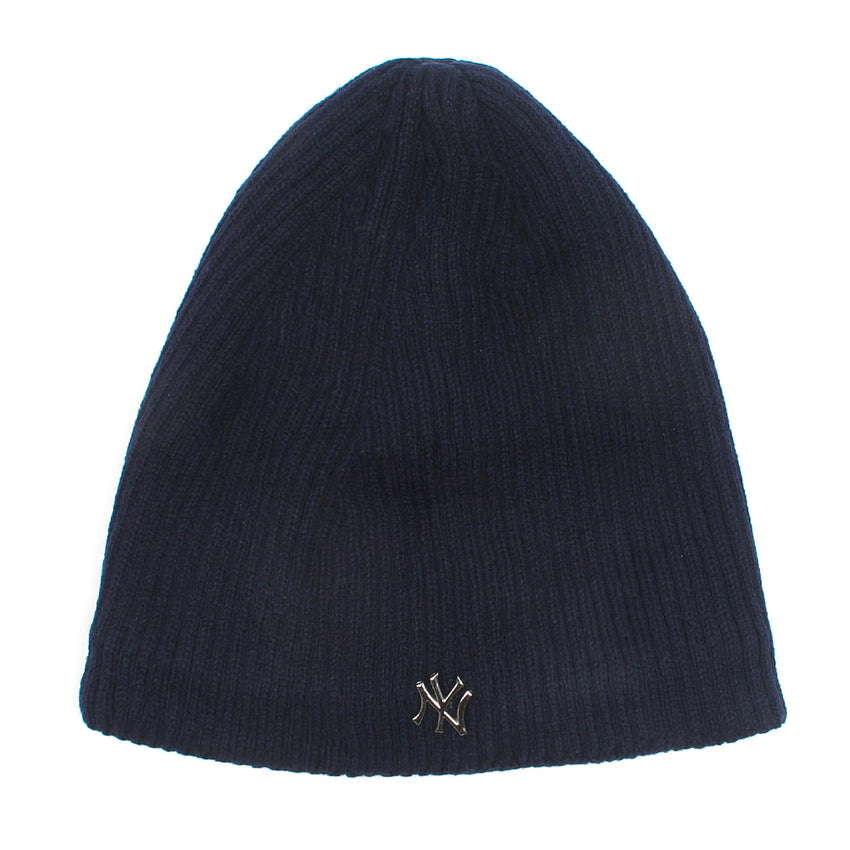 Men's Woolen Cap - Navy Blue