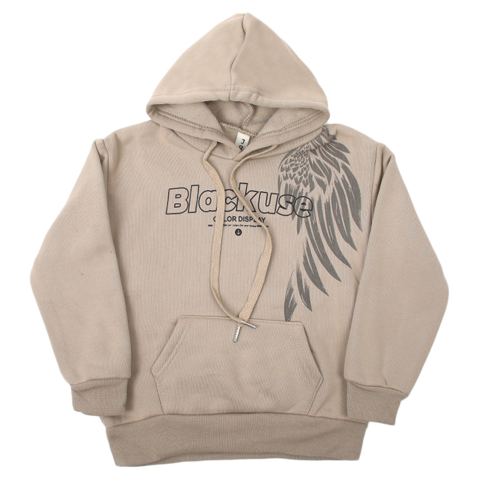 Boys Full Sleeves Hoodie - Fawn, Boys Hoodies & Sweat Shirts, Chase Value, Chase Value