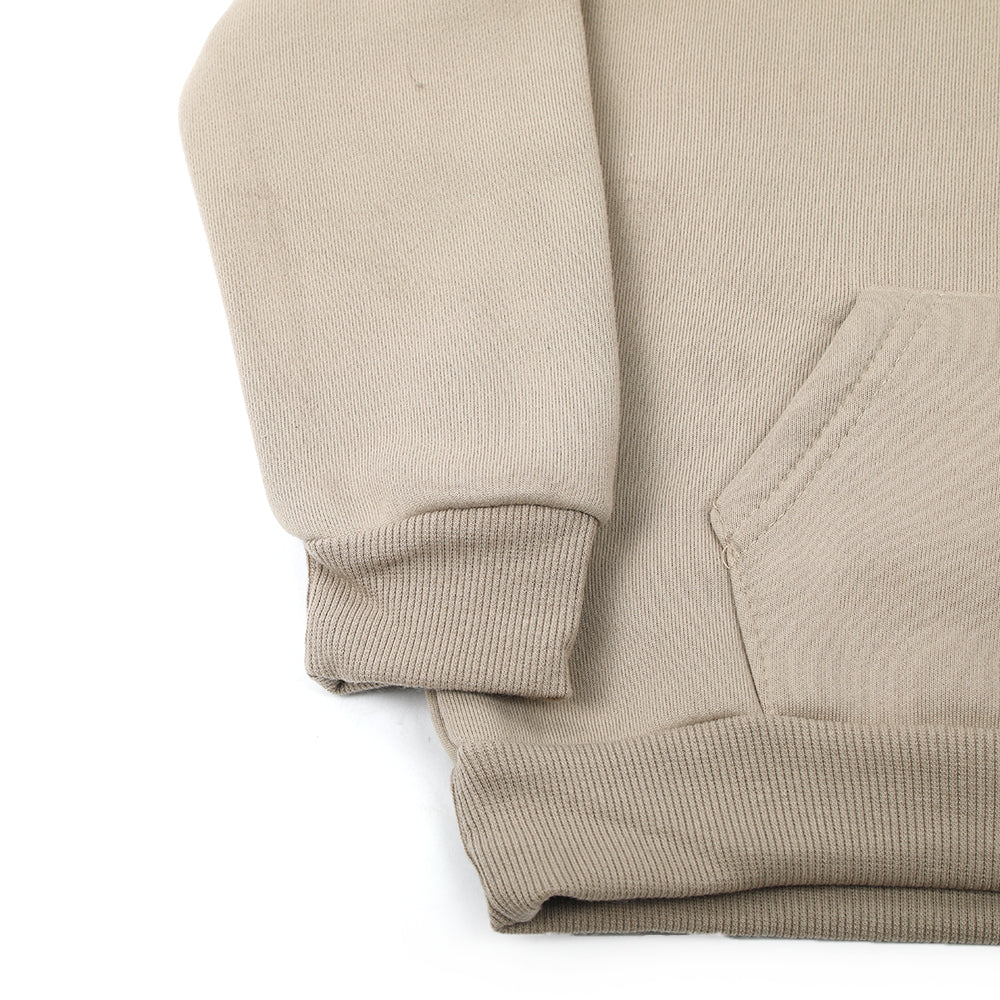 Boys Full Sleeves Hoodie - Fawn, Boys Hoodies & Sweat Shirts, Chase Value, Chase Value