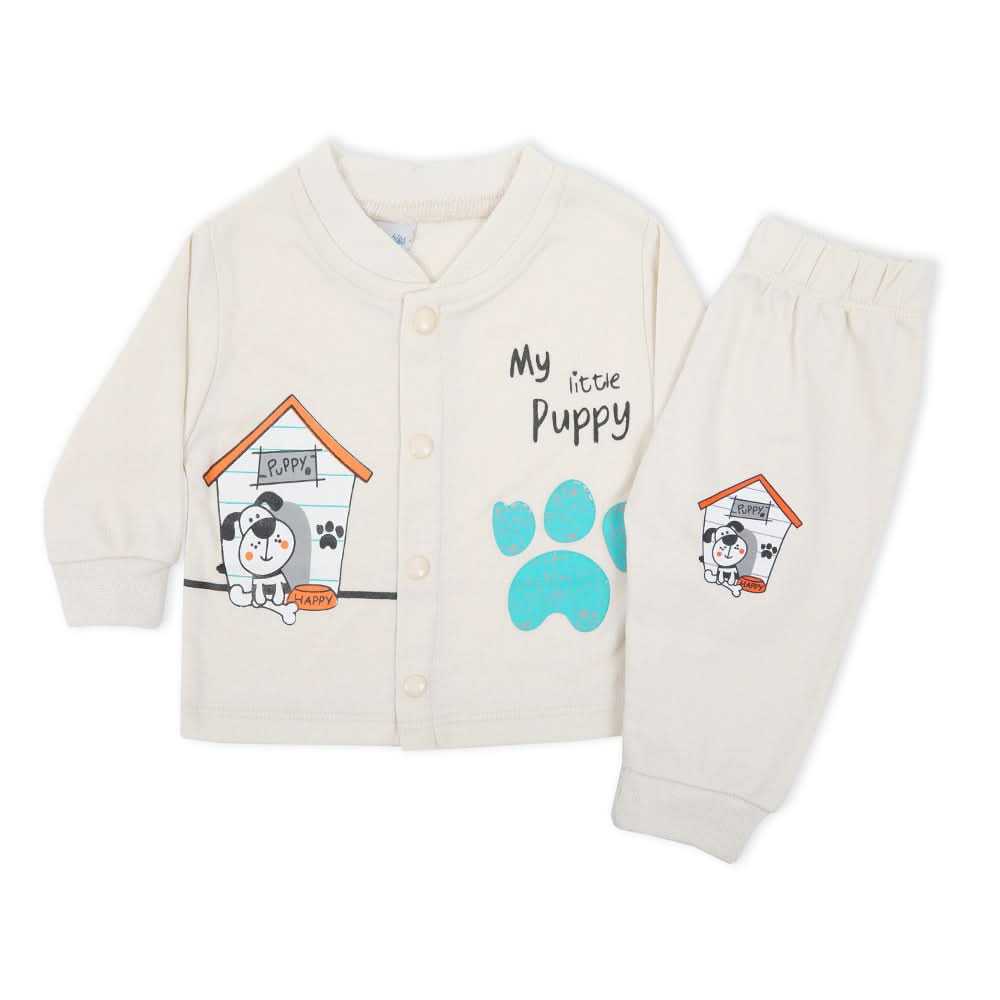 Newborn Boys Full Sleeves 2pcs Suit - Fawn, Newborn Boys Sets & Suits, Chase Value, Chase Value