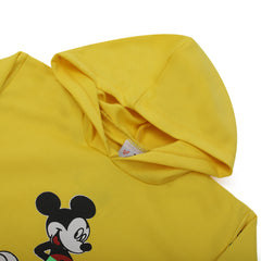 Boys Full Sleeves Hoodie - Yellow