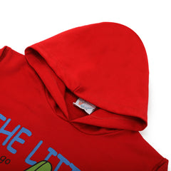 Boys Full Sleeves Hoodie - Red