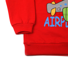 Boys Full Sleeves Hoodie - Red