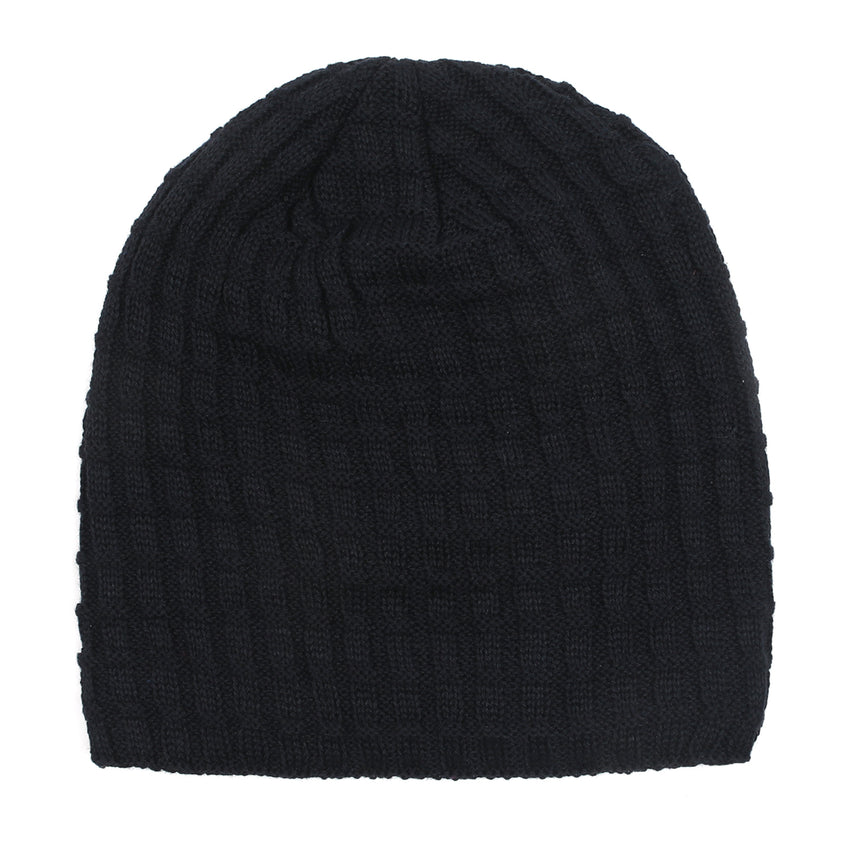 Men's Woolen Cap - Navy Blue