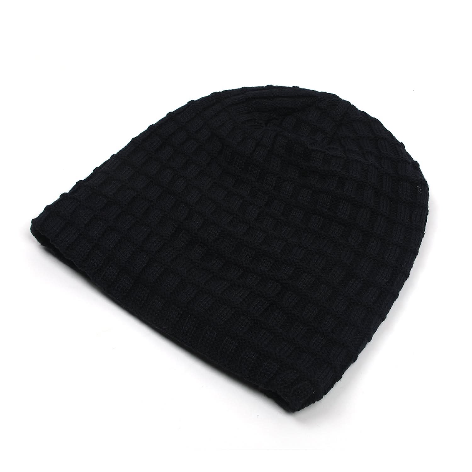 Men's Woolen Cap - Navy Blue, Men's Cap & Other Accessories, Chase Value, Chase Value