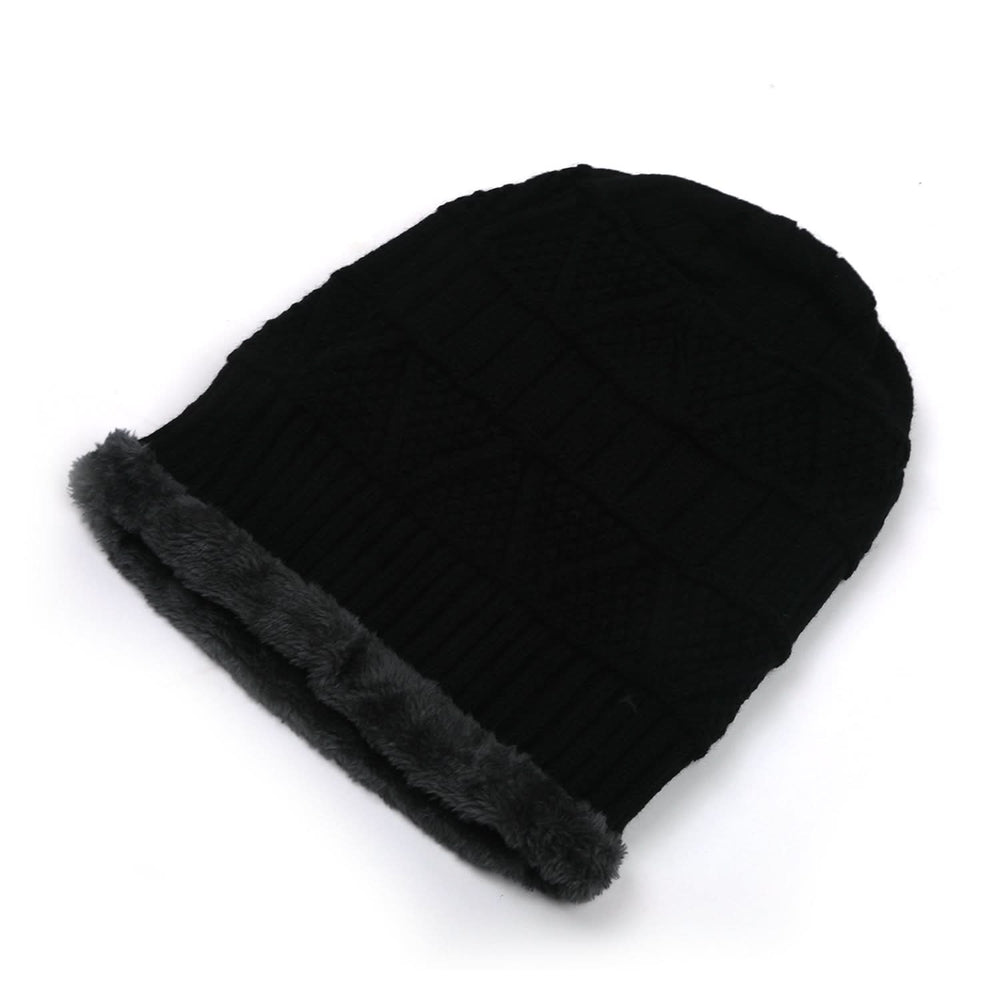 Men's Woolen Cap - Black, Men's Cap & Other Accessories, Chase Value, Chase Value