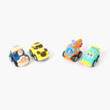 Friction Car 4 Pack Set, Non-Remote Control, Chase Value, Chase Value