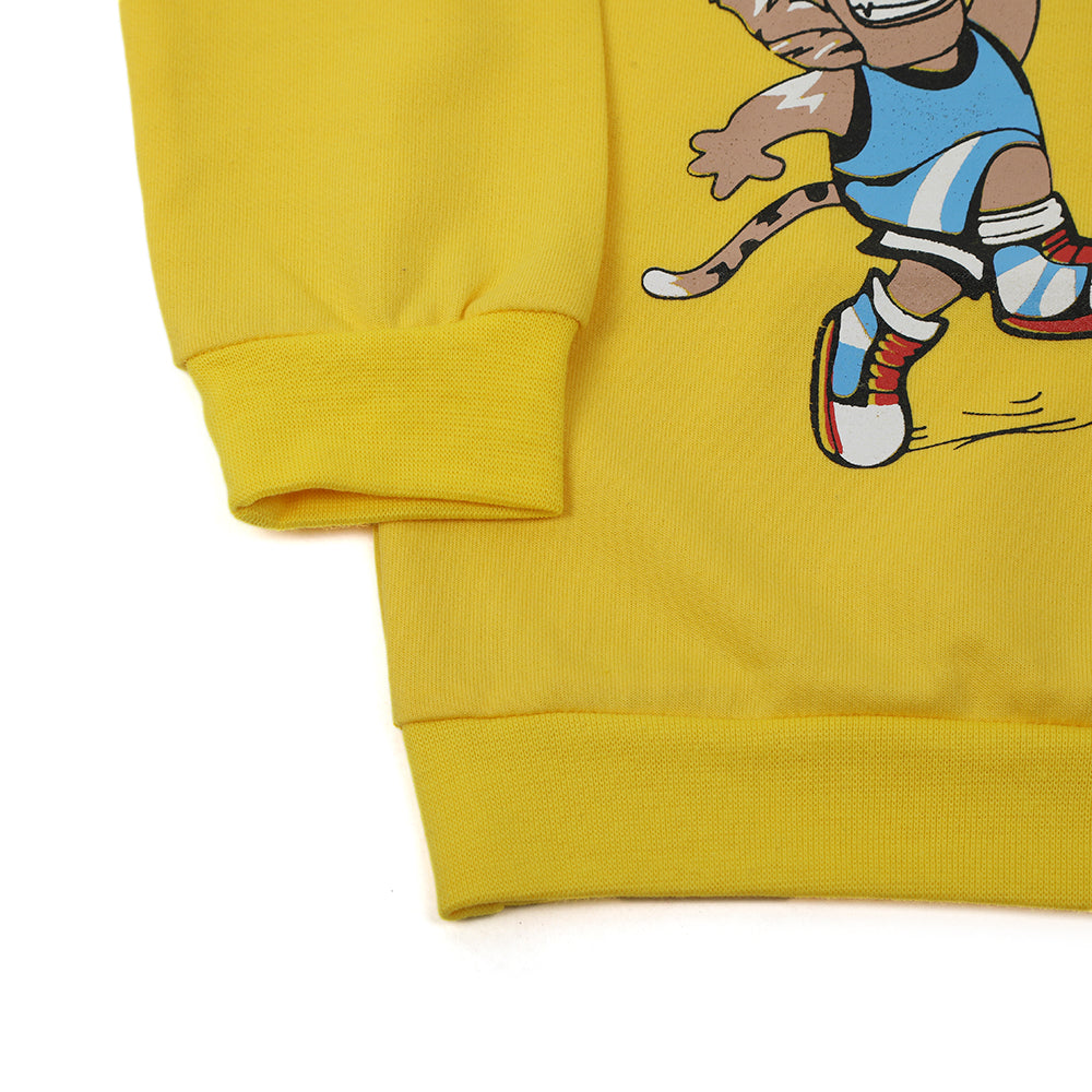 Boys Full Sleeves Sweat Shirt - Yellow, Boys Hoodies & Sweat Shirts, Chase Value, Chase Value