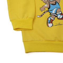 Boys Full Sleeves Sweat Shirt - Yellow