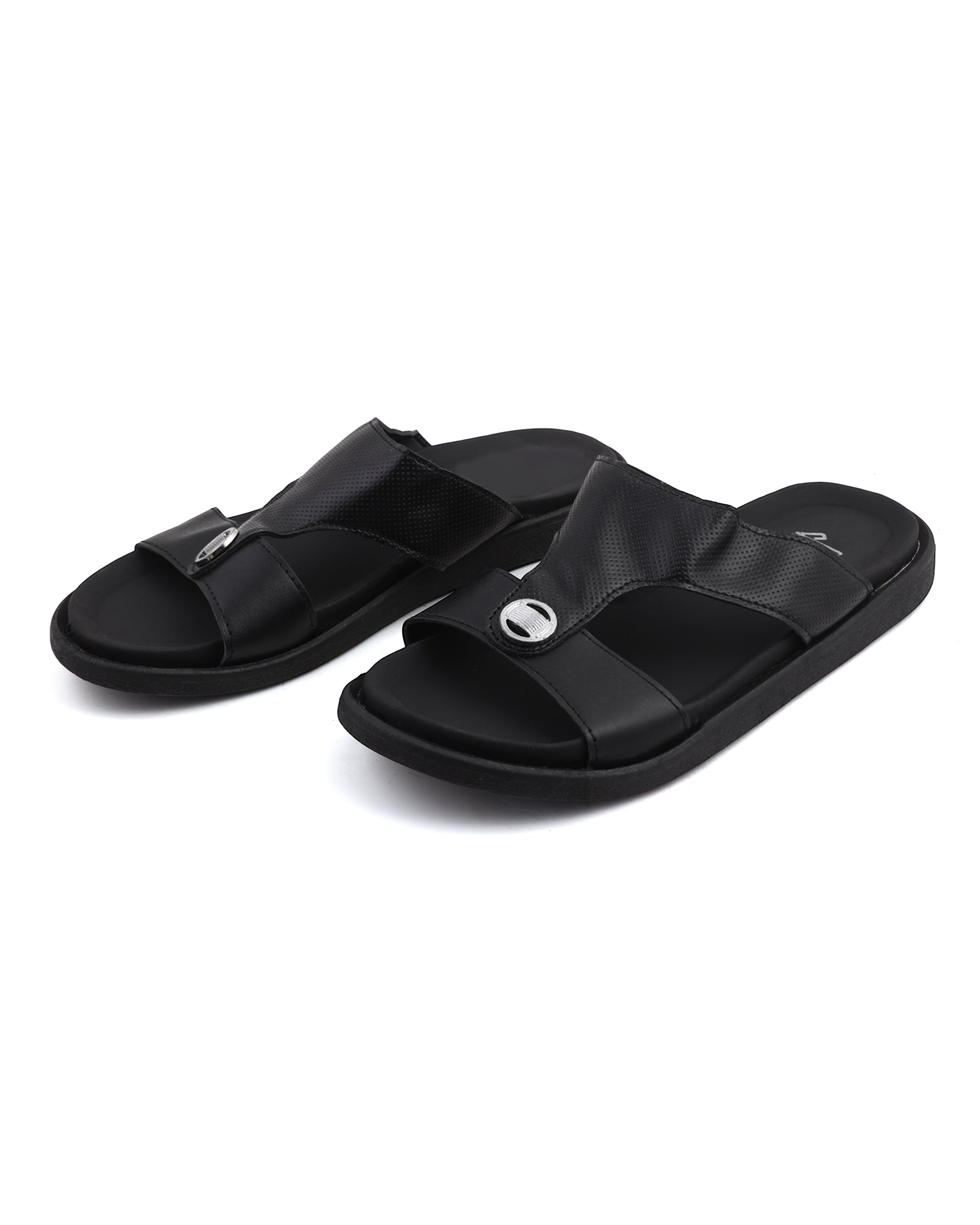 Men's Slipper - Black, Men's Slippers, Chase Value, Chase Value