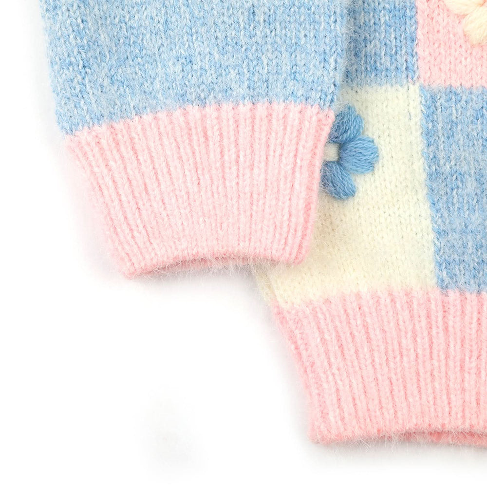 Eminent Newborn Girls Full Sleeves Sweater - Pink, Newborn Girls Winterwear, Eminent, Chase Value