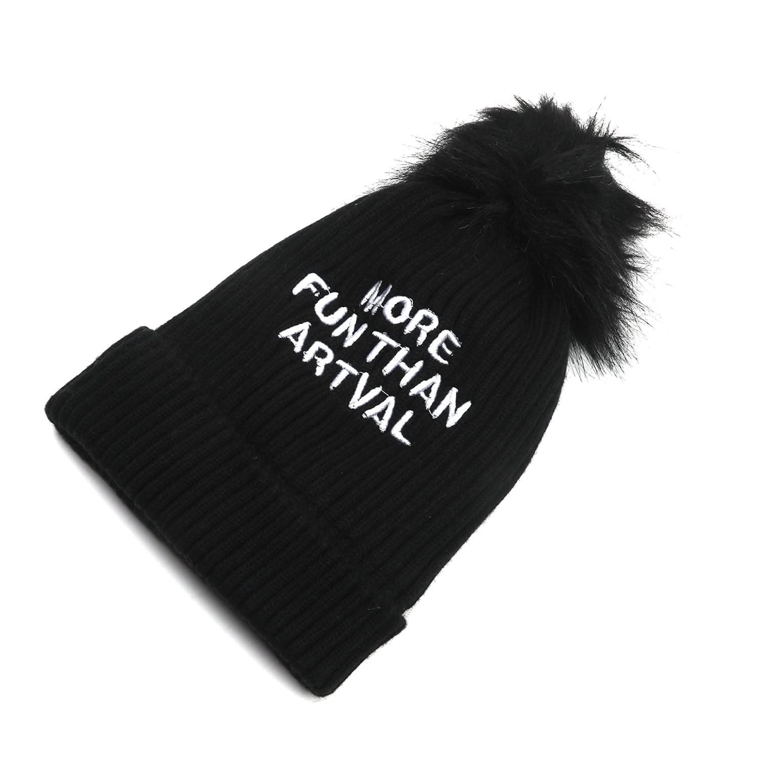 Kids Woolen Cap - Black, Boys Caps & Gloves, Chase Value, Chase Value