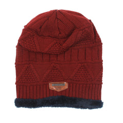 Men's Woolen Cap - Rust