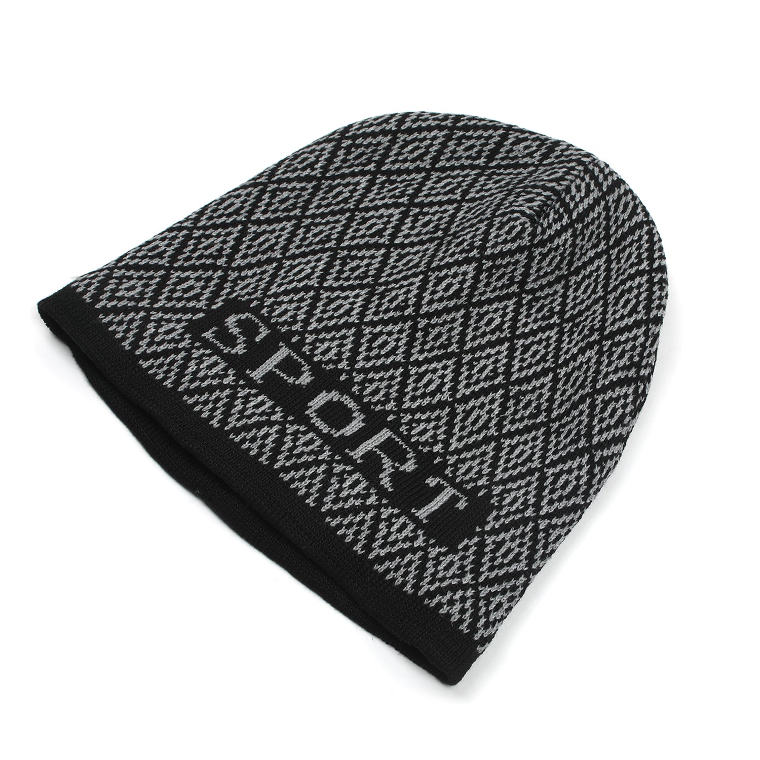 Men's Woolen Cap - Black, Men's Cap & Other Accessories, Chase Value, Chase Value