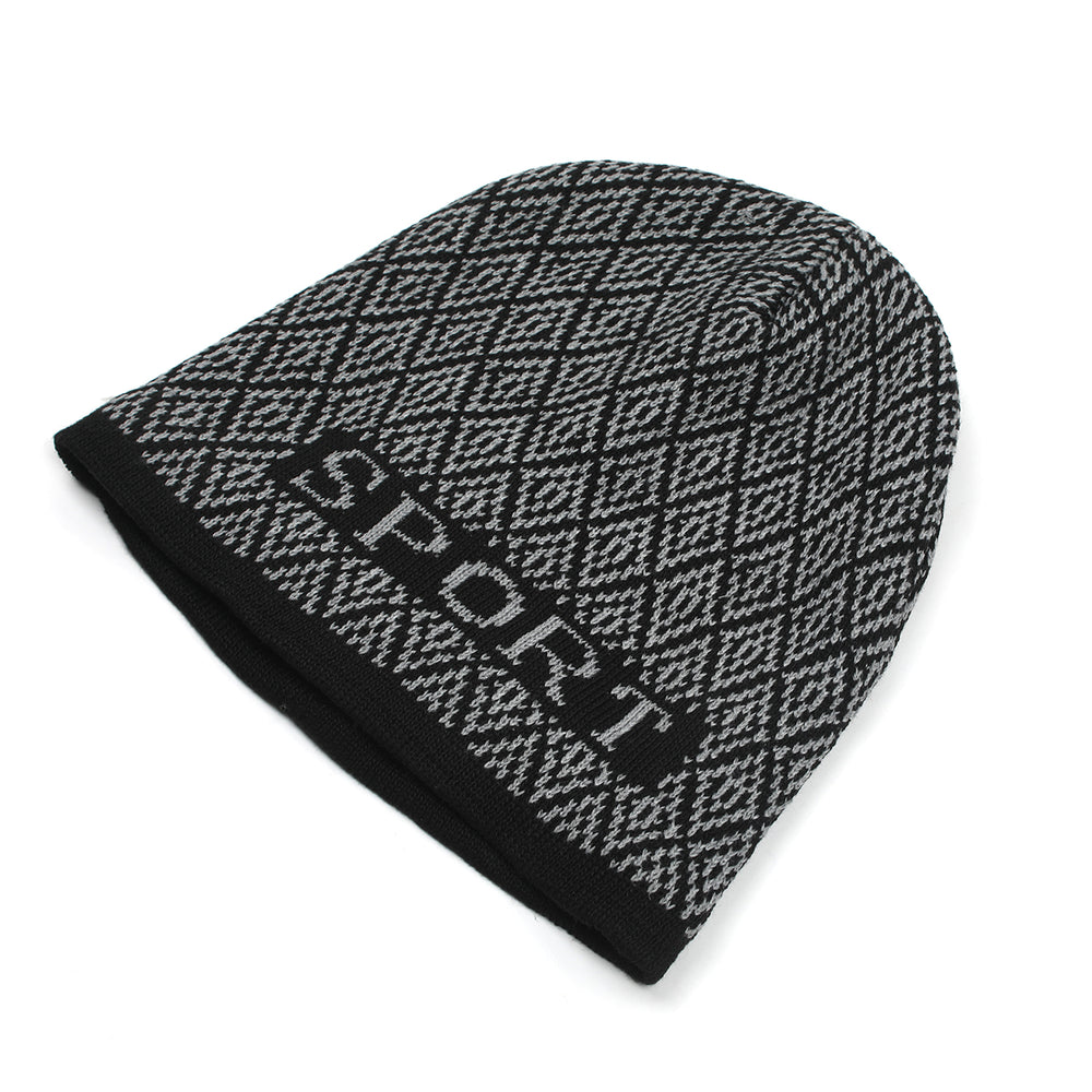 Men's Woolen Cap - Black, Men's Cap & Other Accessories, Chase Value, Chase Value