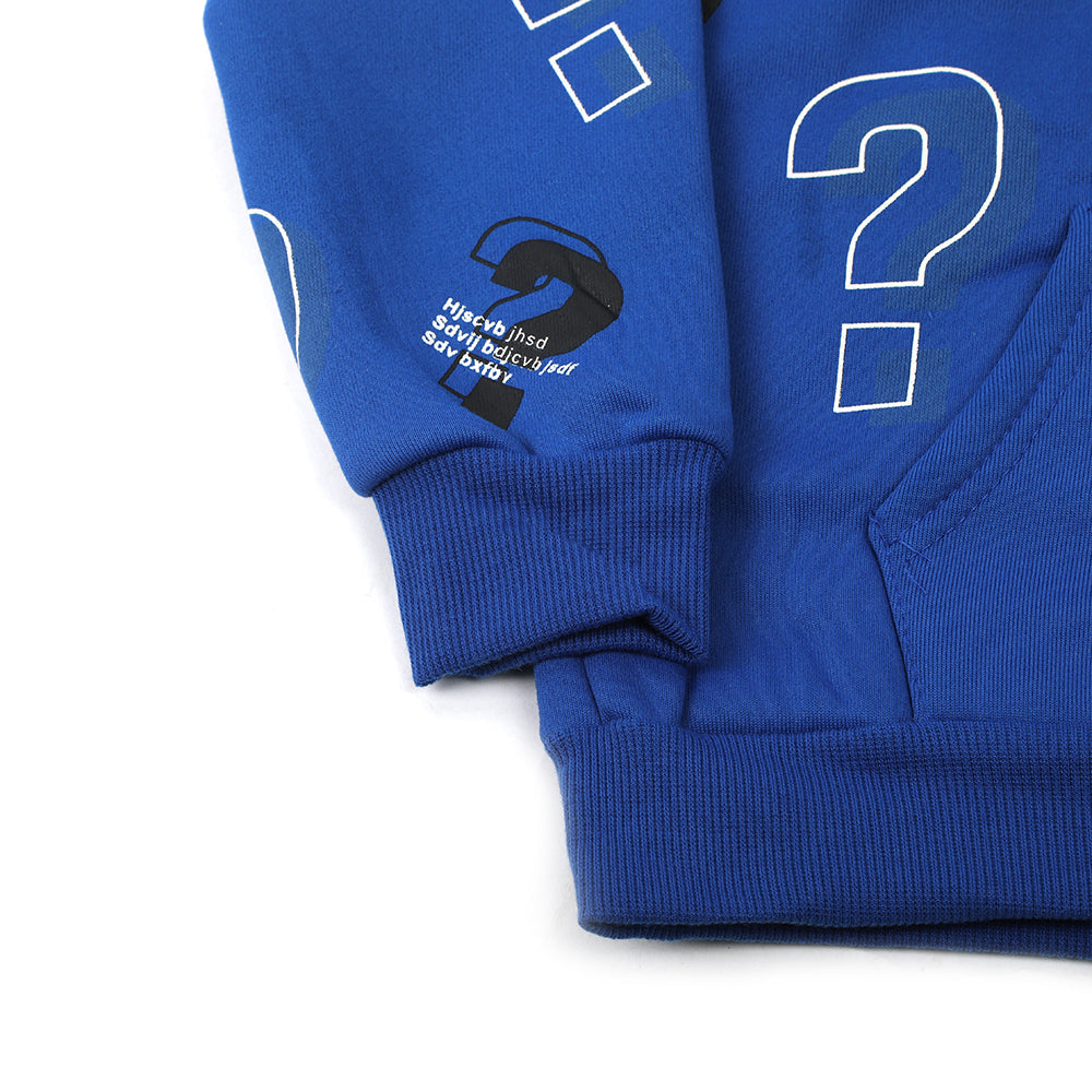 Boys Full Sleeves Hoodie - Royal Blue, Boys Hoodies & Sweat Shirts, Chase Value, Chase Value