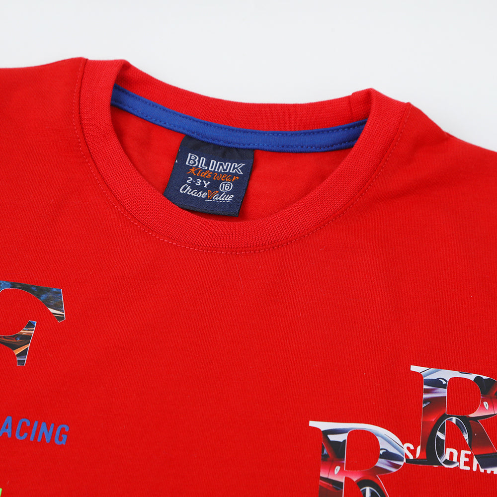 Boys Half Sleeves Suit - Red, Boys Sets & Suits, Chase Value, Chase Value