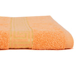 Bath Towel Greek Border - Peach, Bath Towels, Chase Value, Chase Value