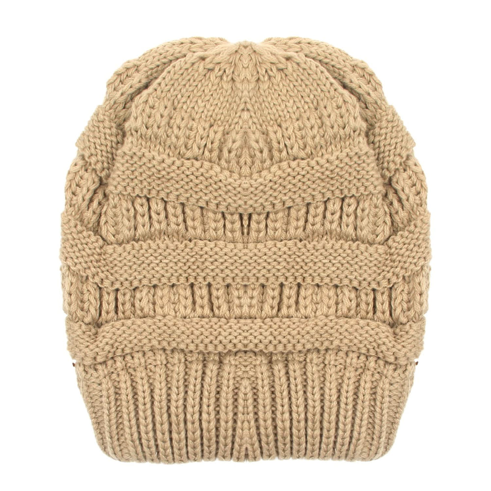 Kids Woolen Cap - Khaki, Boys Caps & Gloves, Chase Value, Chase Value
