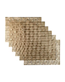 Cutwork Gold Table Mats (6 Piece Set)