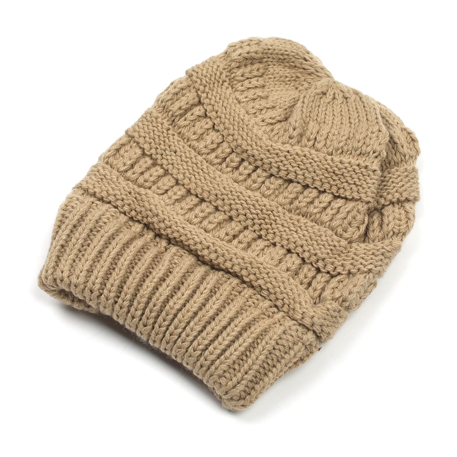 Kids Woolen Cap - Khaki, Boys Caps & Gloves, Chase Value, Chase Value