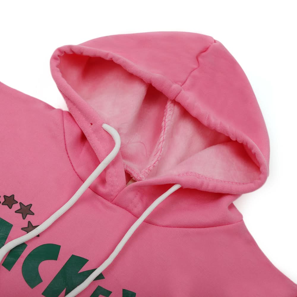 Girls Full Sleeves Hoodie T-Shirt - Pink, Girls Hoodies & Sweat Shirts, Chase Value, Chase Value