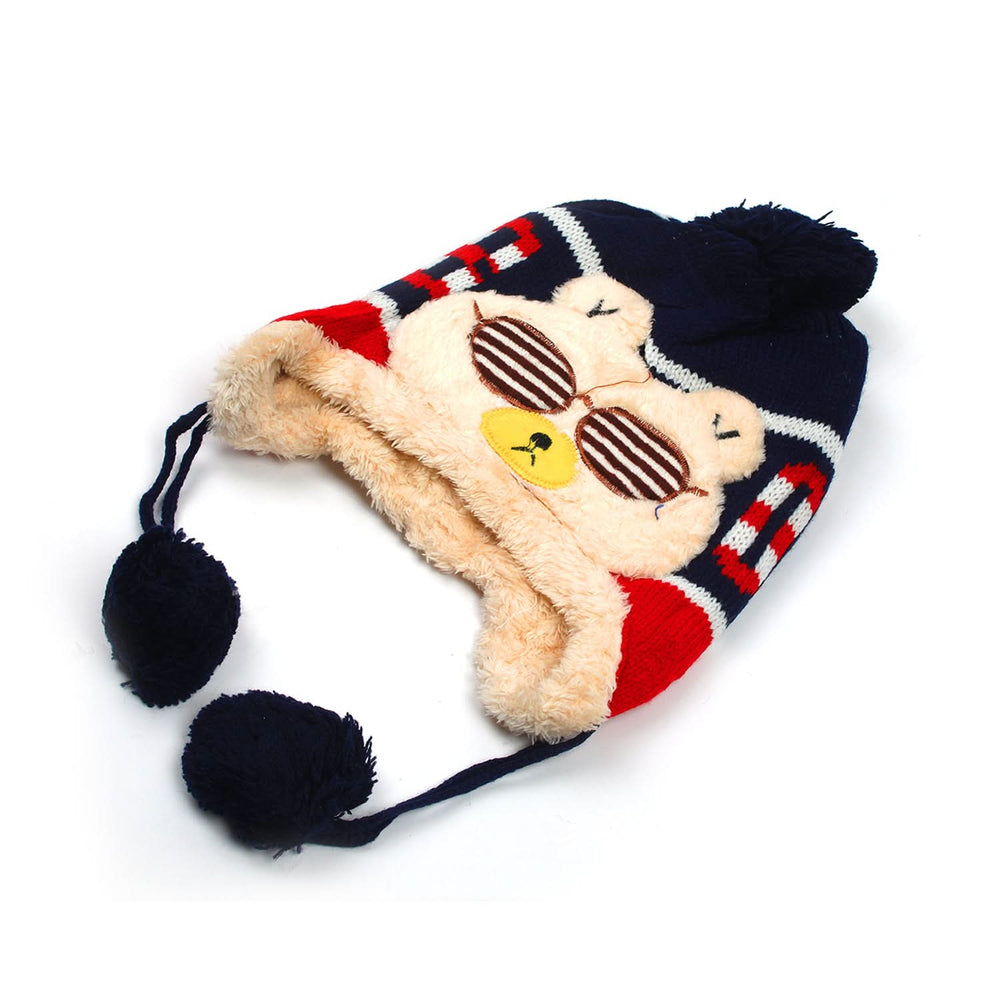 Kids Woolen Cap - Navy Blue, Boys Caps & Gloves, Chase Value, Chase Value