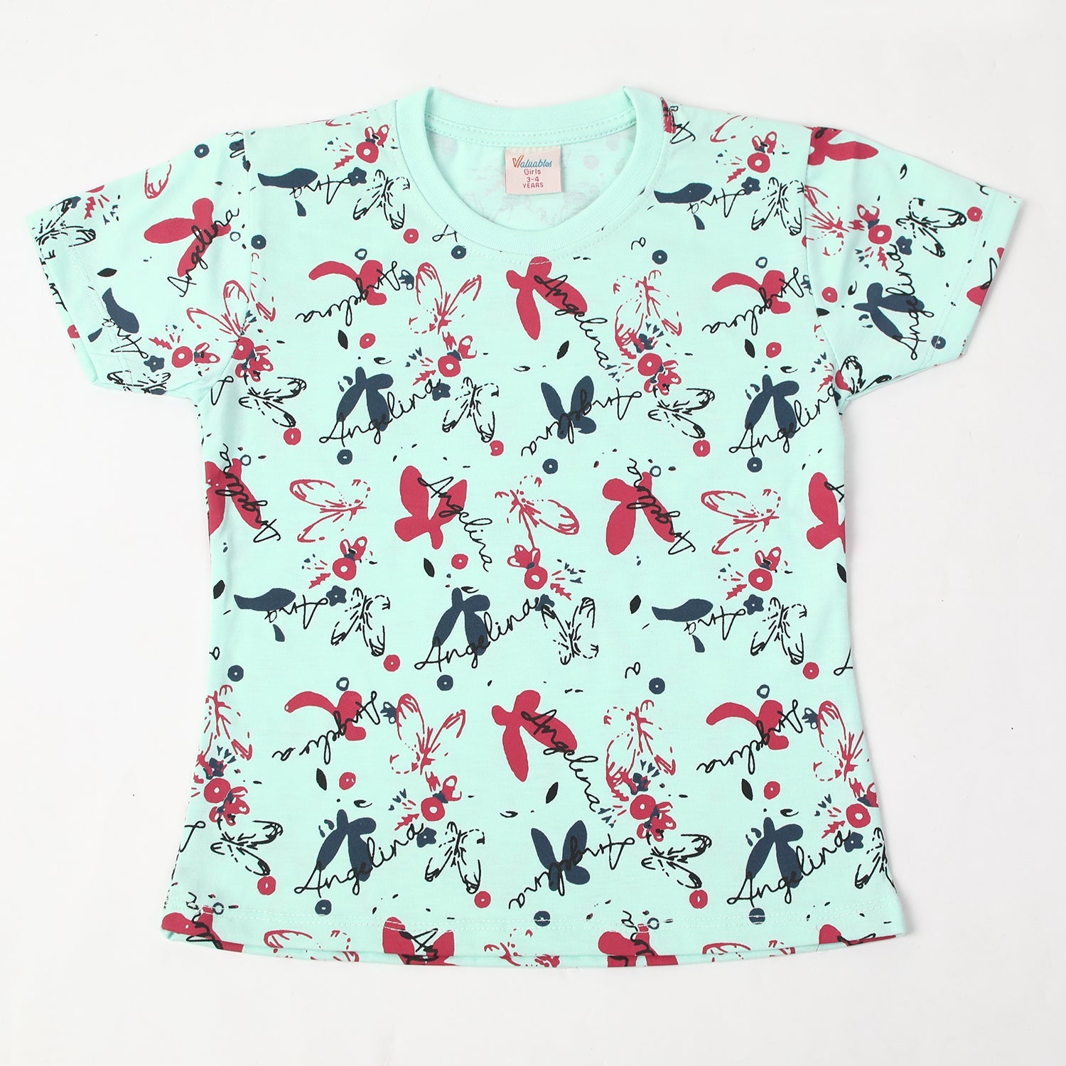 Girls Half Sleeves T-Shirt, Girls T-Shirts, Chase Value, Chase Value