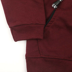 Newborn Boys Ful Sleeves Suit - Maroon