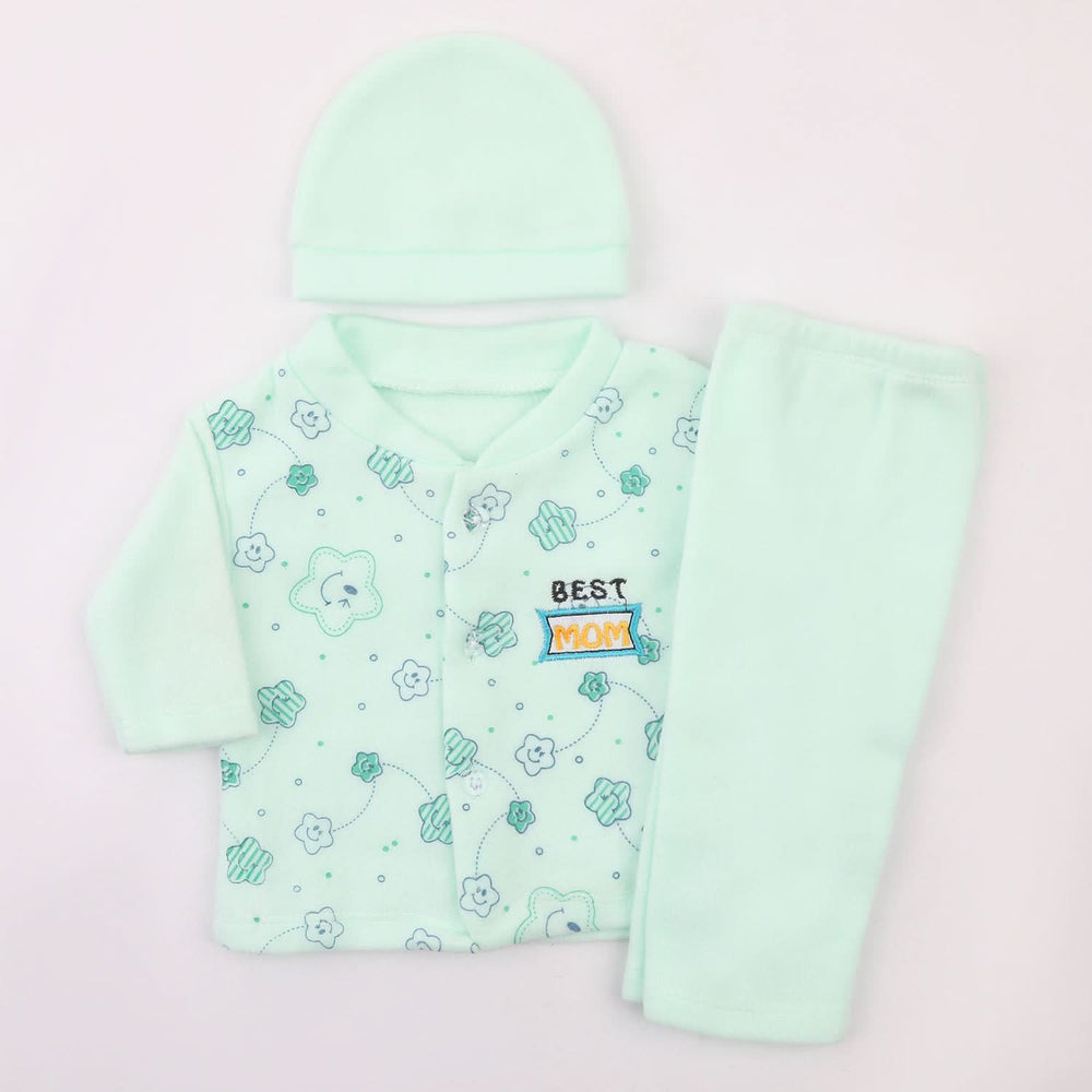 Newborn Boys Full Sleeves Suit - Cyan, Newborn Boys Sets & Suits, Chase Value, Chase Value
