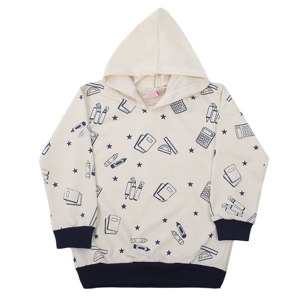 Girls Full Sleeves Hoodie T-Shirt - Fawn, Girls Hoodies & Sweat Shirts, Chase Value, Chase Value