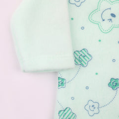 Newborn Boys Full Sleeves Suit - Cyan