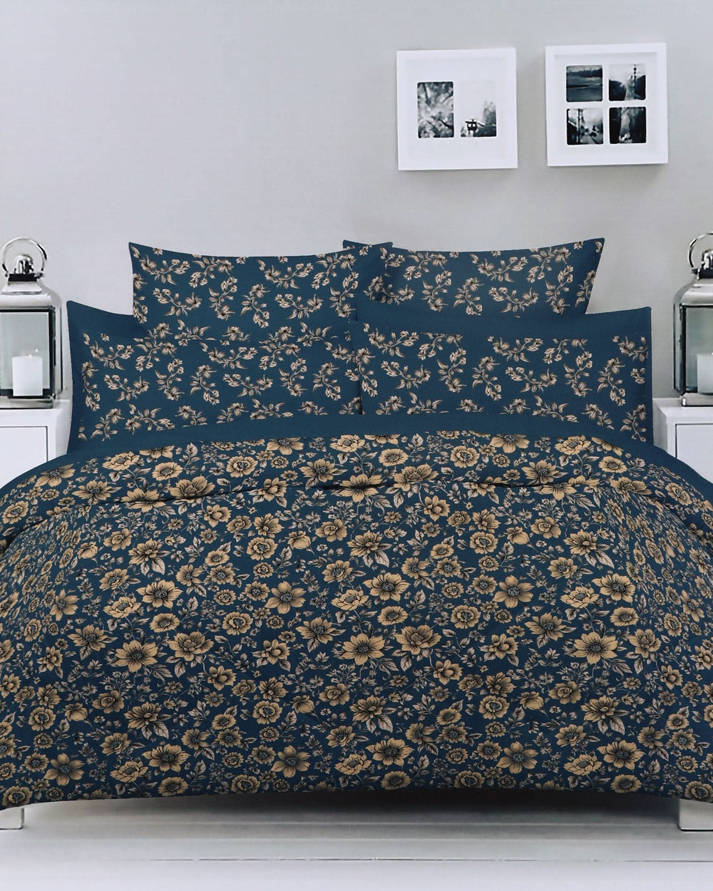 Double Bedsheet 90×94 – Salonika, Double Size Bed Sheet, Chase Value, Chase Value