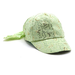 Girls P Cap - Light Green