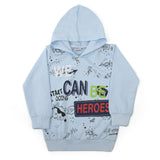 Boys Full Sleeves Hoodie - Sky Blue, Boys Hoodies & Sweat Shirts, Chase Value, Chase Value