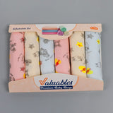 Valuable Roll Face Towel pack of 6 - Multi Color, Face Towels, Chase Value, Chase Value