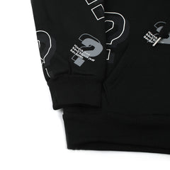 Boys Full Sleeves Hoodie - Black