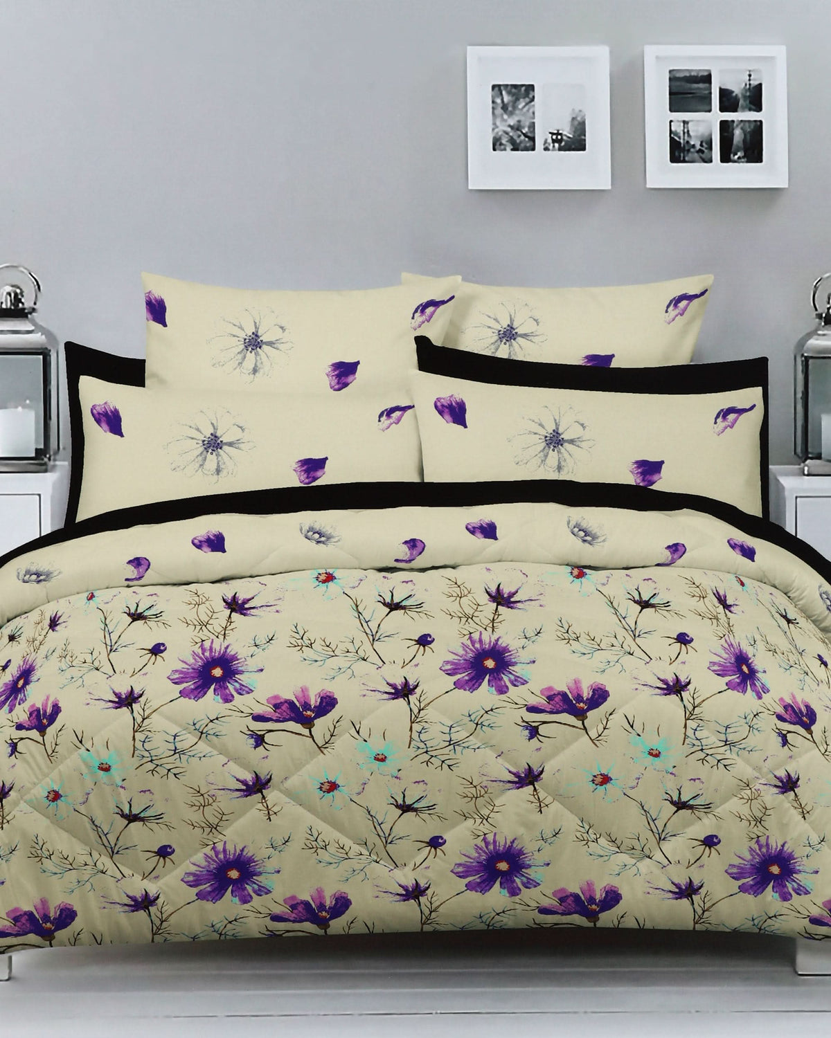 Double Bedsheet 90×94 – Salonika, Double Size Bed Sheet, Chase Value, Chase Value